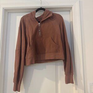 lululemon Scuba Oversized 3/4 Zip | Spiced Chai | Size XS/S